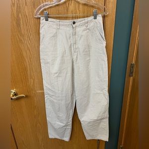 Women’s gingham fitted trousers